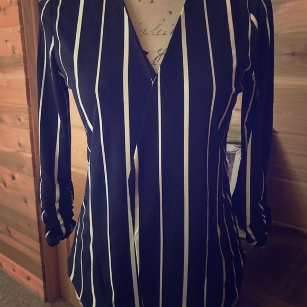NWT Sequin Hearts ♥️ Striped Dressy Jacket Small